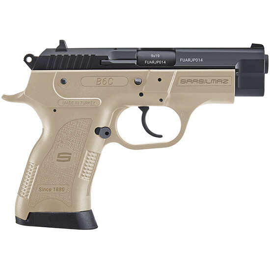 Handguns SAR Firearms 3.80" 9mm SAR USA B6C9FD     B6C  CMPT FDE          9MM 13RD